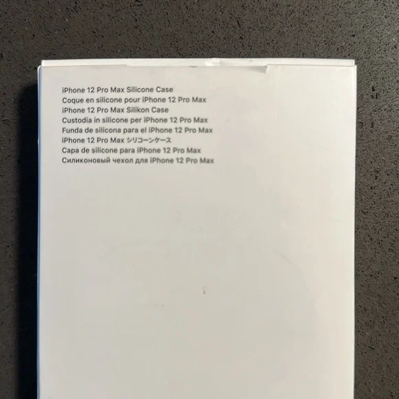 *NIB* iPhone 12 Pro Max Silicone Case in Black w MagSafe - Picture 3 of 6